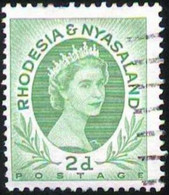 Pays : 404 (Rhodésie-Nyassaland : Colonie Britannique)  Yvert Et Tellier :     3 (o) - Rhodesia & Nyasaland (1954-1963)