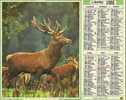 CALENDRIER ALMANACH DES PTT De 1988  Dans  La Foret - Formato Grande : 1981-90