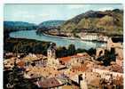 07 - TOURNON - Vue Générale Sur Le Rhone - Dos Scané - Tournon