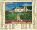 CALENDRIER ALMANACH DES PTT De   1989 Chateau De Villandry  37 - Grossformat : 1981-90