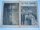 LE PETIT JOURNAL N° 0375 23/01/1898 BANQUETEXPO 1900 + Cdt ESTERHAZY DEVANT LE CONSEIL DE GUERRE - Le Petit Journal