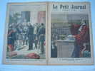 LE PETIT JOURNAL N° 0381 06/03/1898 AFFAIRE ZOLA LE REQUISITOIRE + LE PRINCE OUROUSOFF A L'ELYSEE - Le Petit Journal