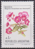 Flore - Fleur - ARGENTINE - Bégonia - Série Courante - N°1480 ** - 1985 - Ungebraucht