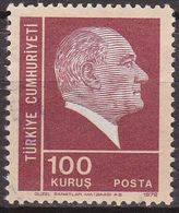 Turquia 1972 Scott 1923 Sello º Fundador Y 1º Presidente Mustafa Kernal Ataturk Yvert 2041 Michel 2271 Turkey Stamps - Gebraucht