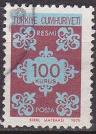 Turquia 1975 Scott O138 Sello º Oficial Resmi Kiral Matbaasi Yvert S136 Michel D140 Turkey Stamps Timbre Turquie - Oblitérés