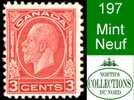 Canada (Unitrade & Scott # 197 - Medaillon Issue) (Mint) F - Unused Stamps