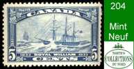 Canada (Unitrade & Scott # 204 - Royal William) (Mint) VF - Unused Stamps
