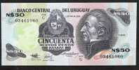 URUGUAY P61A  50  NUEVOS PESOS  1989  Serie G   X  10  PCS   UNC. - Uruguay