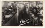 Lebanon IN, Club 52 Bar Cafe Lounge Restaurant Interior On C1940s Vintage Postcard - Other & Unclassified