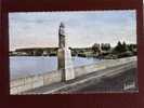 Les Ponts De Cé La Statue De Dumnac Au Milieu Du Pont Sur La Loire édit.chrétien Couleur - Les Ponts De Ce