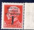 Italy Italien Italie Italia 1944 RSI R.S.I. Fascio Capovolto Tir. VERONA 75c. RARITA  MNH Firmata Raybaudi Certificabile - Neufs