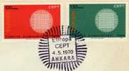 Europa-Ausgabe 1970 Türkei 2179/0+ FDC O 9€ Sonnen-Geflecht Mit  CEPT - 1970