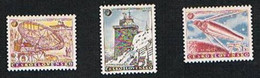 CECOSLOVACCHIA (CZECHOSLOVAKIA) - YVERT 939.941 - 1957  ANNO GEOFISICO INTERNAZIONALE    - NUOVI (MINT) ** - Nuovi