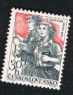 CECOSLOVACCHIA (CZECHOSLOVAKIA) - SG 1348 - 1963 NATIONAL YOUTH  FEDERATION CONGRESS -   MINT** - Unused Stamps