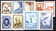 ARGENTINE - SERIE COURANTE - 1970-74 [9] (Pesos M/n, Sans Filigrane) - Unused Stamps