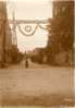 Assesse Rue De La Gendarmerie Bénédiction Sainte Thérese  Mlle Lecomte 1928  Photo Brune 16X12 - Assesse