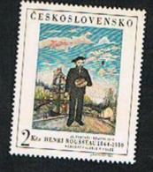 CECOSLOVACCHIA (CZECHOSLOVAKIA) - YVERT 1578  - 1967  PRELUDIO ALL'ESP.FILATELICA 'PRAGA 1968': H. ROUSSEAU   - MINT ** - Nuevos