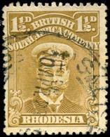 Pays : 402 (Rhodésie : Compagnie Britannique)  Yvert Et Tellier N° :   41 (o)  Dent 14 - Northern Rhodesia (...-1963)