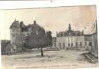 COURSON LES CARRIERES   Les écoles Et L'ancien Château (faute Sur Le Nom écrit Courson) - Courson-les-Carrières