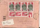 N Y&t 1960x4+1981x4 Sur Lettre De LE CANNET Vers HAMBYE  Le 01 Aout 1978 - Cartas & Documentos