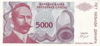 Croazia - 5.000 Dinara    ++++++ - Croazia
