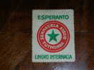 Esperanto,Internacia Lingvo,Vignette,Stamp,Label,Sennacieca Asocio Tutmonda,vintage - Esperánto