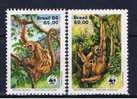 BR+ Brasilien 1984 Mi 2052-53 Mnh Affen - Neufs