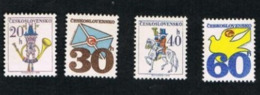 CECOSLOVACCHIA (CZECHOSLOVAKIA) -  SG 2190.2193 -   1974 NATIONAL POSTAL SERVICES (COMPLET SET OF 4) -  MINT** - Unused Stamps