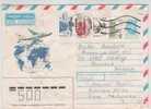 Russia Postal Stationery Uprated And Sent To Denmark 25-11-1993 - Entiers Postaux