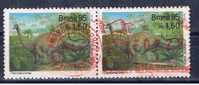 BR+ Brasilien 1995 Mi 2653 Dinosaurier (Paar) - Used Stamps