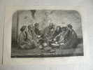 Japan Japon -Le Diner D'un Famille Bourgeoise -wood Engraving Gravur - 1867 VF OK13.1 - Estampes & Gravures