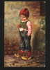 13388 / Germany Illustrator Hermann Kaulbach  - Duthc Native Boy RED HAT &  APPLE  Postcard - Kaulbach, Hermann