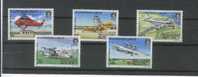 Yvert 18 / 22 ** Neuf Sans Charnière MNH Aéroport Hélicoptère Avions - Alderney