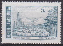 Moutons.- ARGENTINE - Pétrole De La Terre De Feu - N° 885 * - 1949 - Unused Stamps