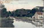 Treptow Rega Color Blick Von Der Blücherbrücke Trzebiatów 25.07.1909 Gelaufen - Pommern