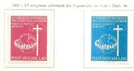 CITTA DEL VATICANO - 1967 Apostolato Dei Laici - Yvert # 471/472 - MINT (NH) - Neufs