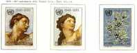 CITTA DEL VATICANO - 1970 ONU - Yvert # 510/512 - MINT (NH) - Unused Stamps