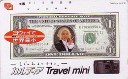 TC JAPON / 110-98803 - Billet De Banque 1 Dollar USA Bank Note - JAPAN Free Phonecard FUJI Photo Coin - Geldschein  10 - Timbres & Monnaies