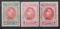 Belgie OCB 132 / 134 (*) - 1914-1915 Rotes Kreuz