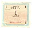 1775)splendida Banconota Da 1 Lira  Am-lire 1943 Vedi Foto - Allied Occupation WWII