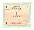 1775)splendida Banconota Da 1 Lira  Am-lire 1943 Vedi Foto - Occupation Alliés Seconde Guerre Mondiale