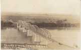 Yellowstone Trail, Bridge Over Missouri River, On C1920s Vintage Real Photo Postcard - Rutas Americanas