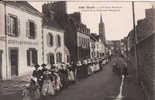 CPA 6395 SCAER DEVANT DEBIT BOISSONS & CAFE UNE NOCE BRETONNE SORTANT DE LA CEREMONIE RELIGIEUSE FINISTERE BRETAGNE - Cafés