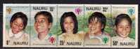 Nauru   International Year Of The Child    Set (strip Of 5)  SC# 201-05a - Nauru