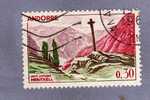 ANDORRE FRANCAIS TIMBRE N° 159 OBLITERE PAYSAGES LA CROIX GOTHIQUE DE MERITXELL - Used Stamps