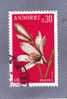 ANDORRE FRANCAIS TIMBRE N° 229 OBLITERE FLEURS DES VALLEES LE LIS - Used Stamps