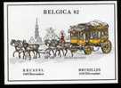 Imperforated  Stamp Exhibition Belgica 82, Block  59 (1000 Ex) - Stage-Coaches