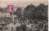 PONT DE VAUX (AIN) MARCHE AUX VOLAILLES 1928 (BELLE ANIMATION) - Pont-de-Vaux