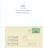 1953 UNITRADE 282 ENVELOPPE FROM  NELSON TO USA - Storia Postale