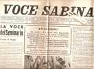 MAGLIANO SABINA - VOCE SABINA - PERIODICO 1954 - Revistas & Catálogos